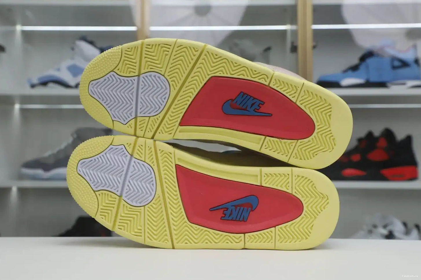 UNION ICE' 4 LA RETRO Kimikick X AIR JORDAN 'GUAVA 0325